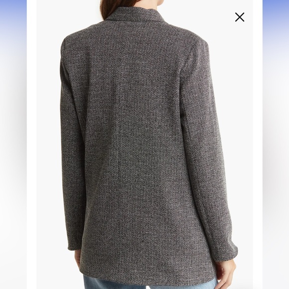 OVERSIZED DOUBLE BREASTED NOTCH COLLAR LONG SLEEVE SPORTCOAT - Picture 3 of 10